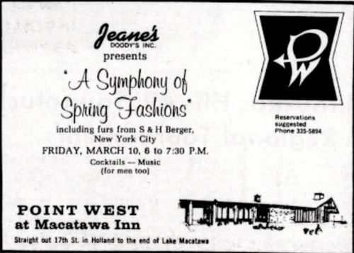 Macatawa Inn - 1967 Ad (newer photo)